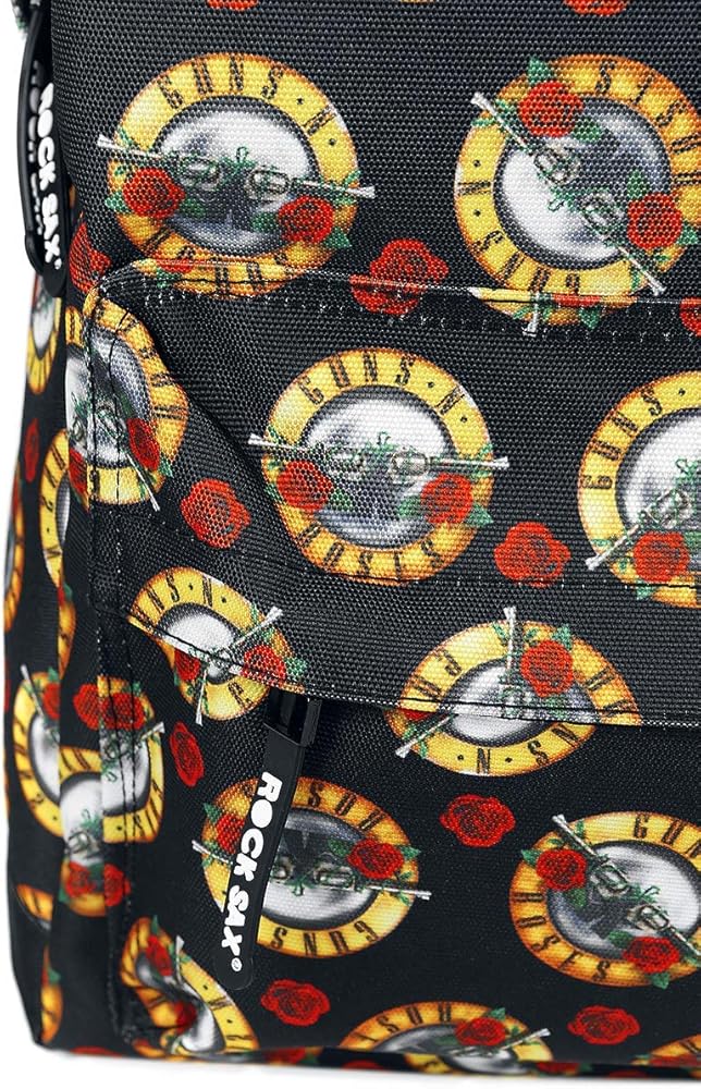 Amazon.com | Rocksax Guns N' Roses Backpack - Roses All Over